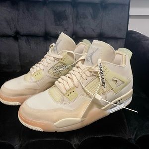 Jordan 4 Retro Off-White Sail SIZE- US 11